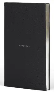 Castelli Notebook Mid Ruled Kelly Black 13X21 cm