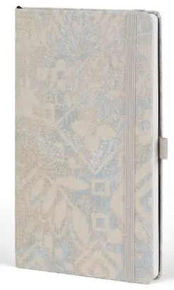 Castelli Notebook Mid Ruled Shabby Sky Blue Texture 13X21 cm