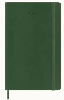 12M Daily Large Myrtle Green Soft Verde Tapa Suave 2027 Agenda Moleskine