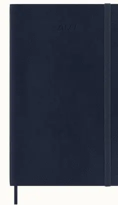 12M Wkly Ntbk Large Azul Tapa Blanda Blue Soft Azul 2027 Agenda Moleskine