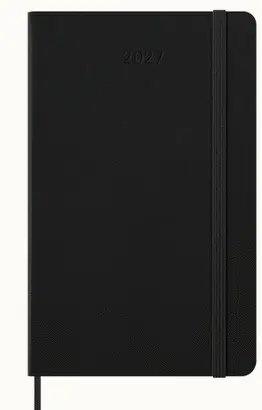 12M Wkly Hor Large Negra Tapa Dura Classic Black Hard 2027 Agenda Moleskine