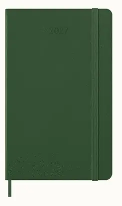 12M Daily Large Myrtle Green Hard Verde Tapa Dura 2027 Agenda Moleskine