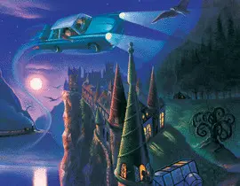 Hp1365 The Enchanted Car Mini Puzzle Harry Potter