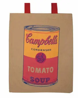 Andy Warhol Campbells Soup Tote Bag