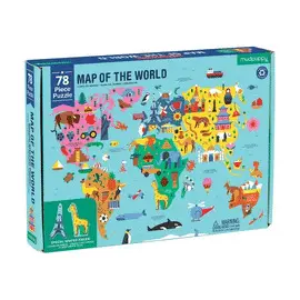 Map Of The World Geography Puzzle