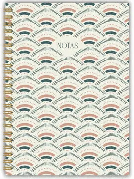 Libreta - Tapa Dura - Modelo 1 Rosa - 280 Páginas