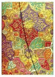 Brocaded Paper Bavarian Wild Flower Midi Wrap Lined