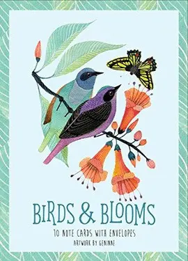 Birds & Blooms Notecards Artwork By Geninne 1811053