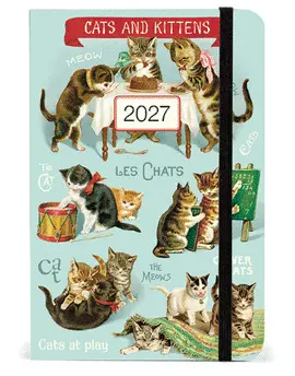 Cats 2027 Weekly Planner Cavallini Agenda