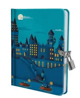 Harry Potter: Hogwarts Castle Glow-In-The-Dark Lock & Key Diary