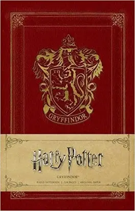 Gryffindor Ruled Notebook