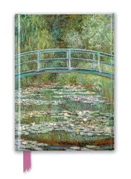 Claude Monet: Bridge Over a Pond For Waterlilies Blank Journal