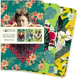 Frida Kahlo Set Of 3 Mini Notebooks