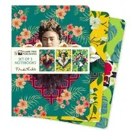 Frida Kahlo Set Of 3 Standard Notebooks -Journal - Flame Tree Set Of 3 - Large