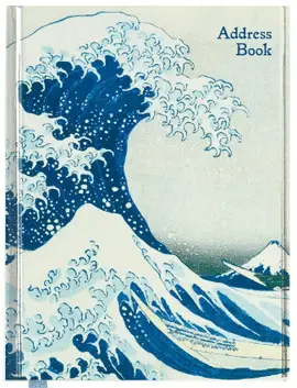 Katsushike Hokusai: The Great Wave Address Book - Libreta de Direcciones