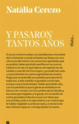 Y Pasaron Tantos Años