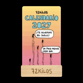 Calendario Mesa de Tarjetas 2027 72 Kilos