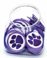 Circle Paw Bookmark - Purple