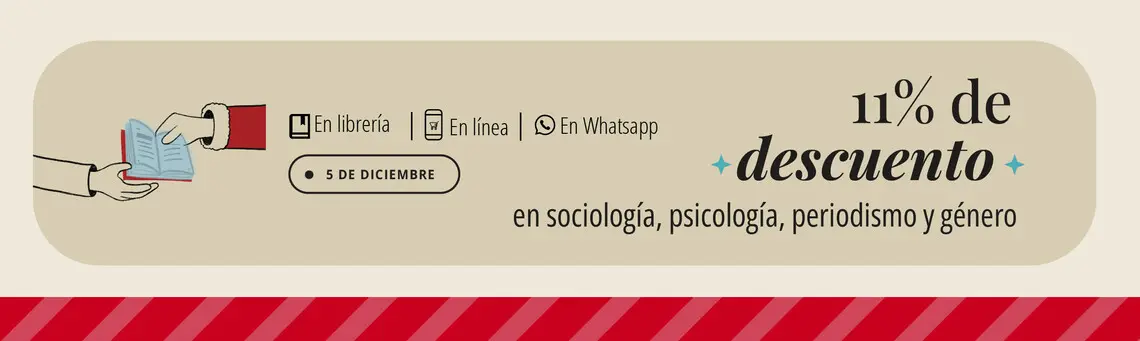 11% de descuento en sociología, psicología, periodismo y género