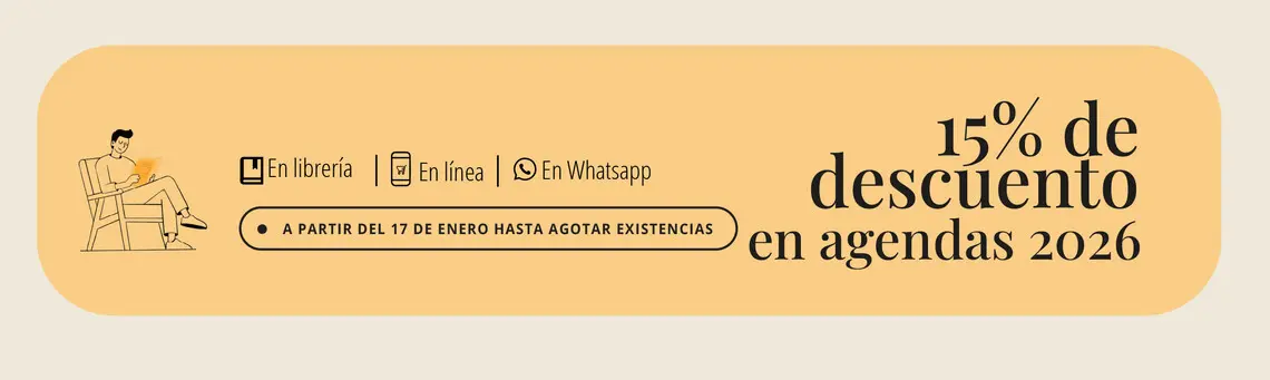 15% de descuento en agendas 2026 hasta agotar existencias