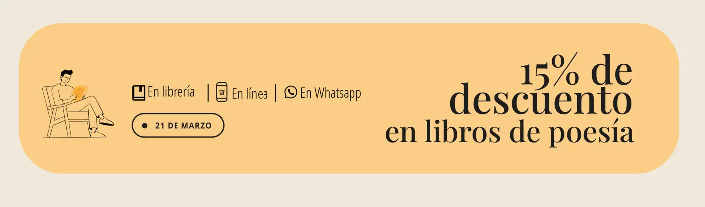 Día de la poesía: 15% de descuento para todo público