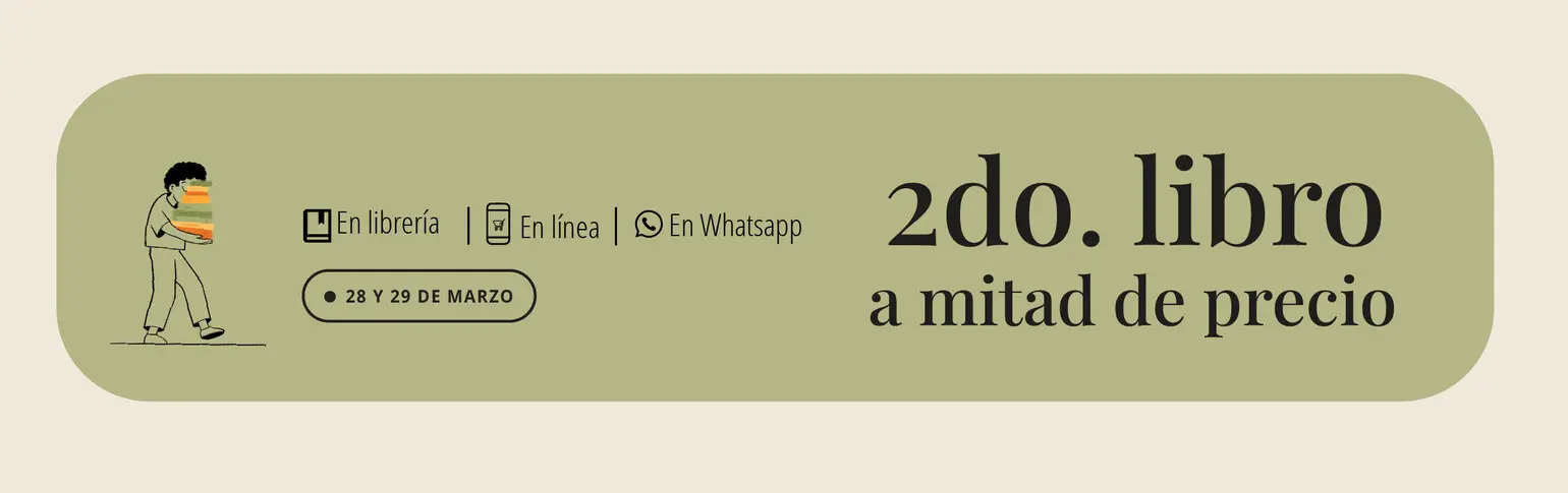 Promoción: 2do. libro a mitad de precio para todo público