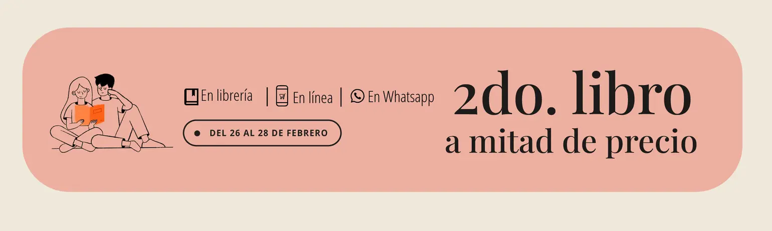 2do. libro a mitad de precio para todo público