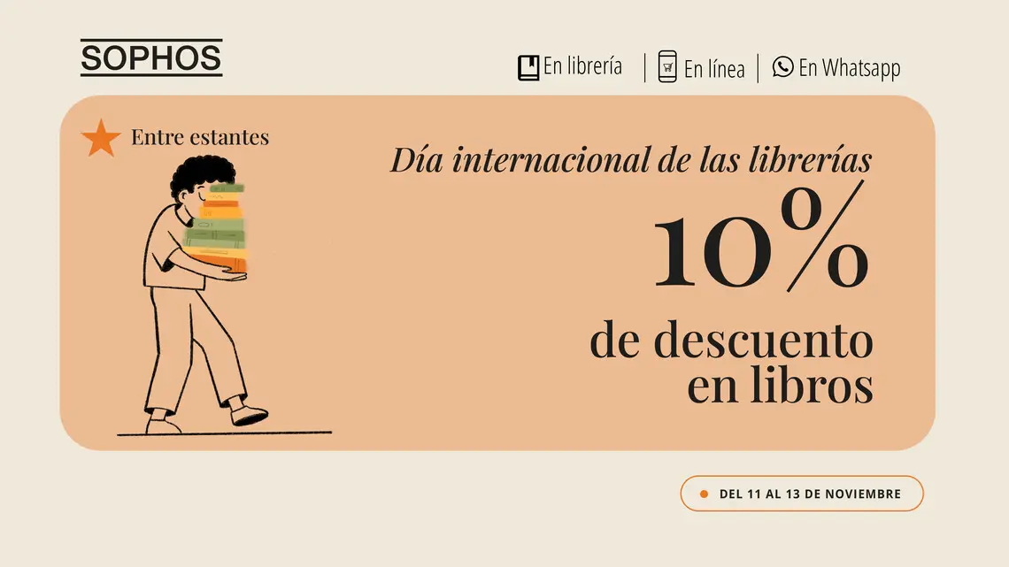 Entre estantes: 10% de descuento en libros