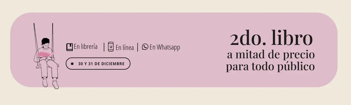 2do. libro a mitad de precio para todo público