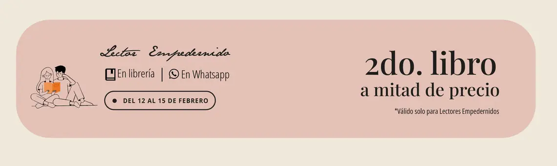 2do. libro a mitad de precio para Lectores Empedernidos