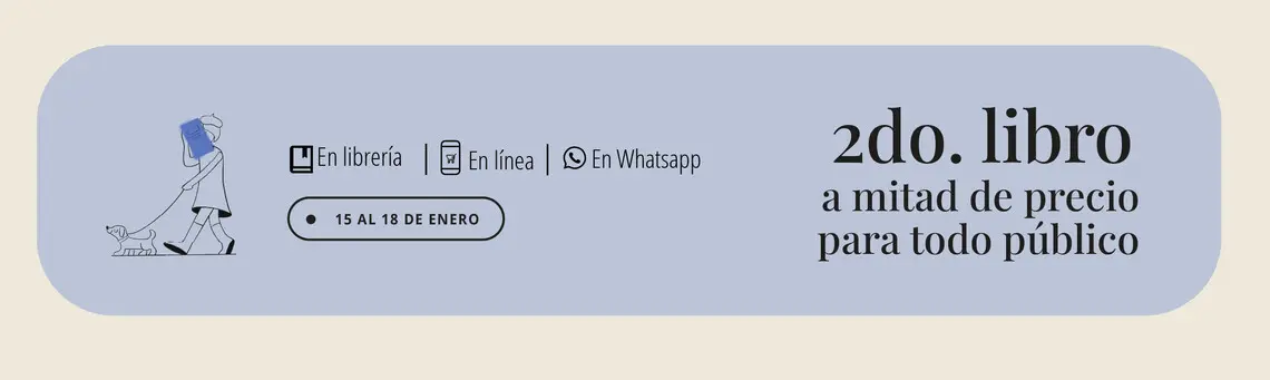 2do. libro a mitad de precio para todo público